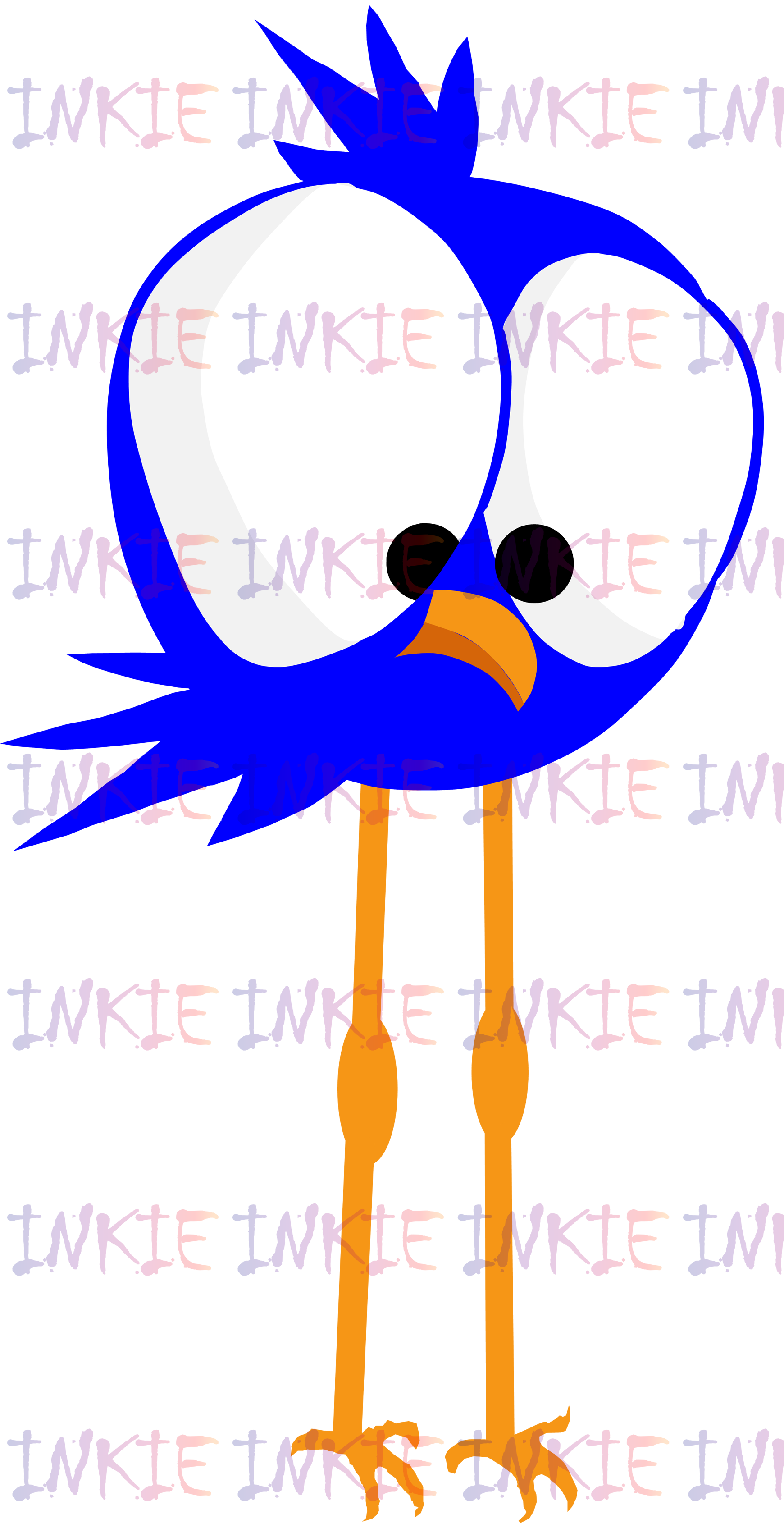 Tall Blue Bird